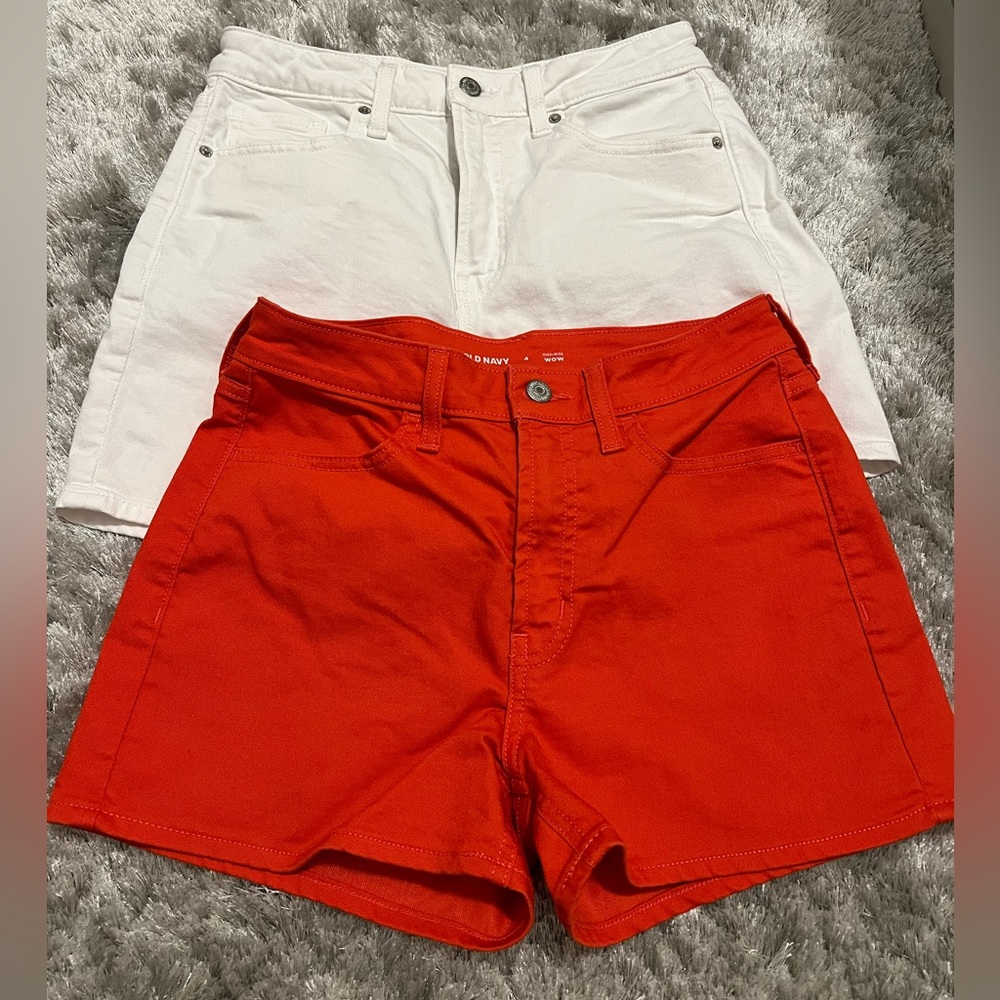 LIKE NEW!! Set of Old Navy High Rise Shorts